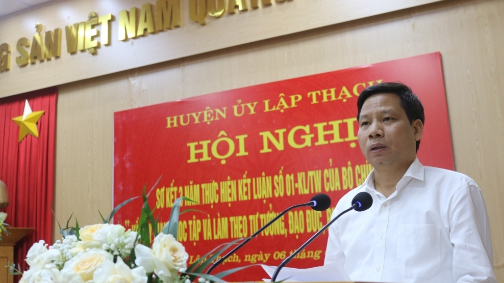 Huyện Lập Thạch: Quán triệt học tập tư tưởng, đạo đức, phong cách Hồ Chí Minh
