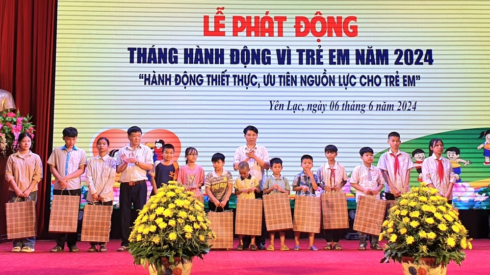 Huyện Yên Lạc: Hành động thiết thực, ưu tiên nguồn lực cho trẻ em
