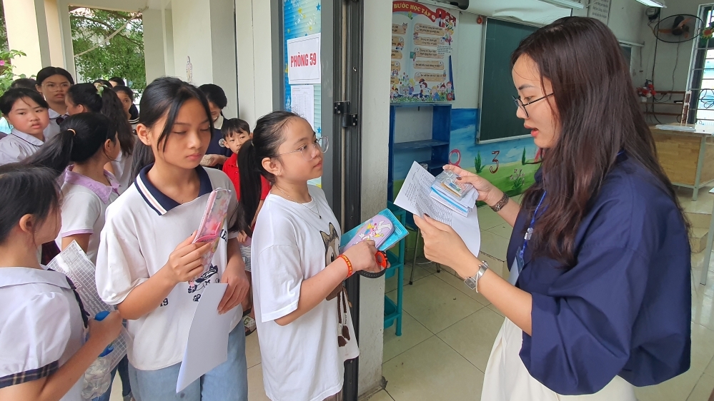 Vĩnh Phúc: Gần 1.600 học sinh kiểm tra đầu vào Trường THCS Vĩnh Yên