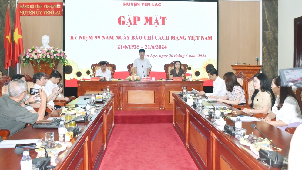 Báo chí góp phần xây dựng huyện Yên Lạc ngày càng văn minh, hiện đại