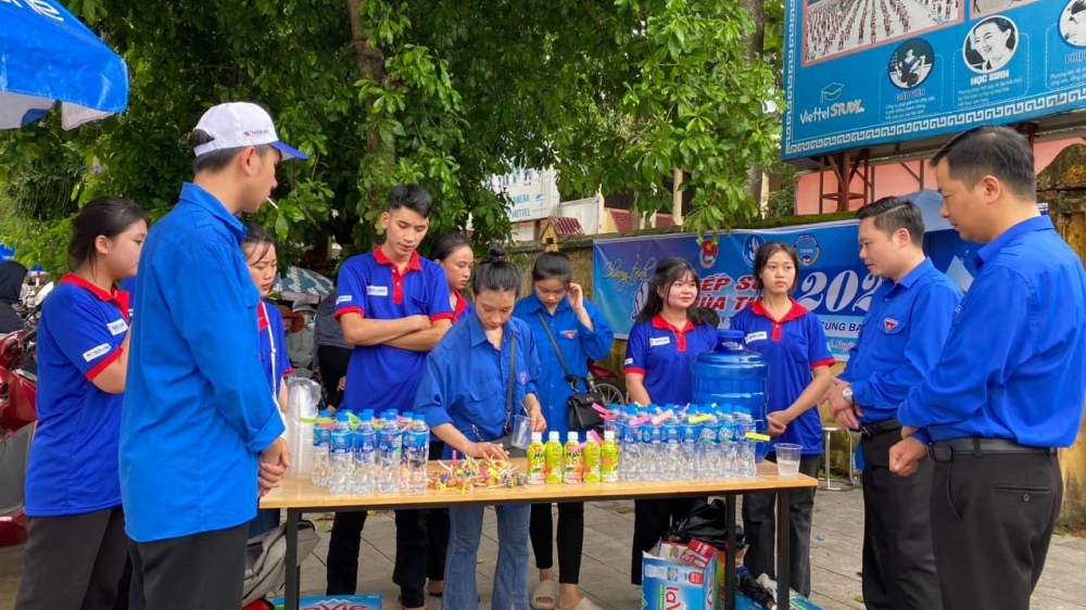 Tuổi trẻ Bình Xuyên (Vĩnh Phúc) tổ chức nhiều hoạt động tiếp sức mùa thi