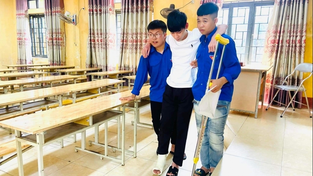 Vĩnh Phúc: "Tiếp lửa tinh thần" cho thanh niên tình nguyện tiếp sức mùa thi