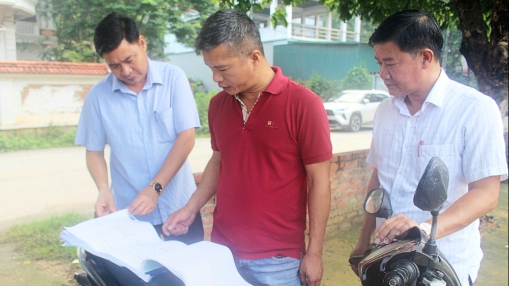 Tam Dương: Đẩy nhanh tiến độ dự án Nhà văn hóa thôn 1 xã Hoàng Hoa