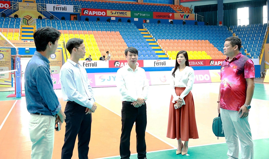 Vĩnh Phúc: Sẵn sàng cơ sở vật chất phục vụ Giải Bóng chuyền nữ quốc tế VTV Cup năm 2025