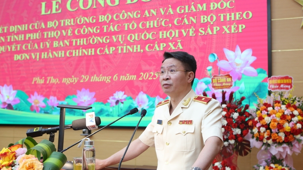 Thiếu tướng Nguyễn Minh Tuấn làm Giám đốc Công an tỉnh Phú Thọ mới