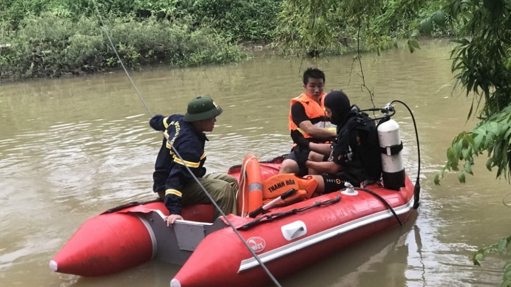 Thanh Hóa: Đã tìm thấy thi thể nạn nhân đuối nước trên sông Hoàng Giang