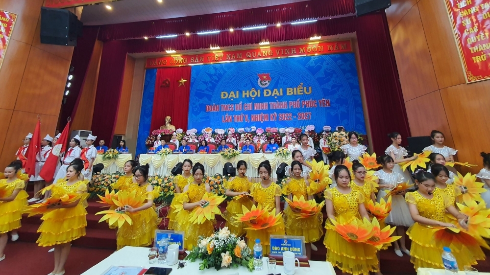 Vĩnh Phúc: Tổ chức Đại hội Đoàn TNCS Hồ Chí Minh TP Phúc Yên lần thứ V