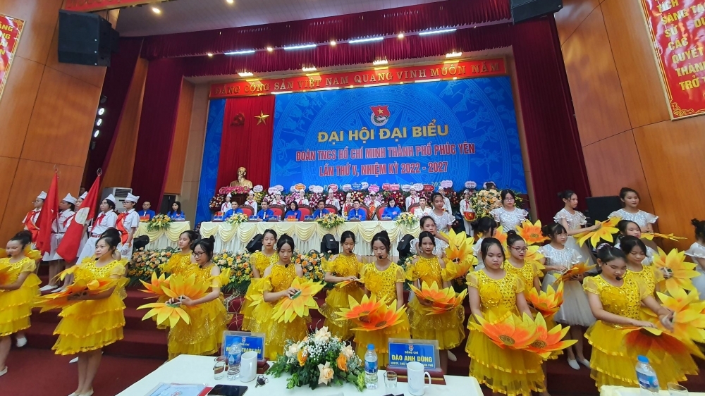 Vĩnh Phúc: Tổ chức Đại hội Đoàn TNCS Hồ Chí Minh TP Phúc Yên lần thứ V