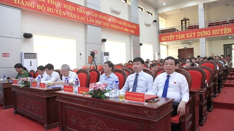 Vĩnh Phúc: Khai mạc Kỳ họp thứ 6, HĐND huyện Yên Lạc khóa XIX nhiệm kỳ 2021-2026