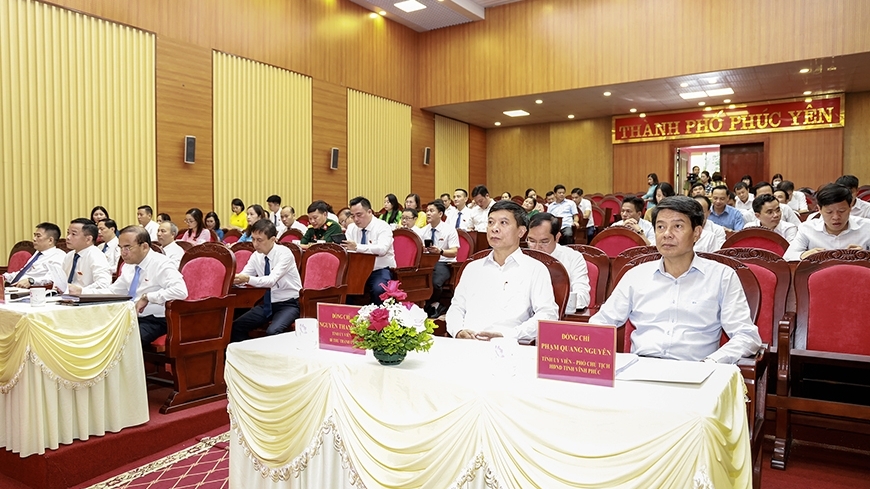 Vĩnh Phúc: Khai mạc kỳ họp thứ 6, HĐND thành phố Phúc Yên nhiệm kỳ 2021-2026