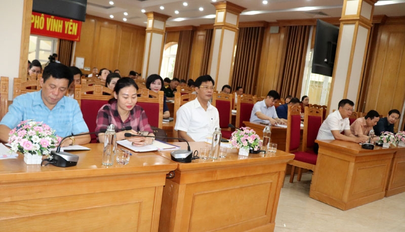 Các đại biểu dự hội nghị nghiên cứu, quán triệt nội dung tác phẩm của Tổng Bí thư Nguyễn Phú Trọng