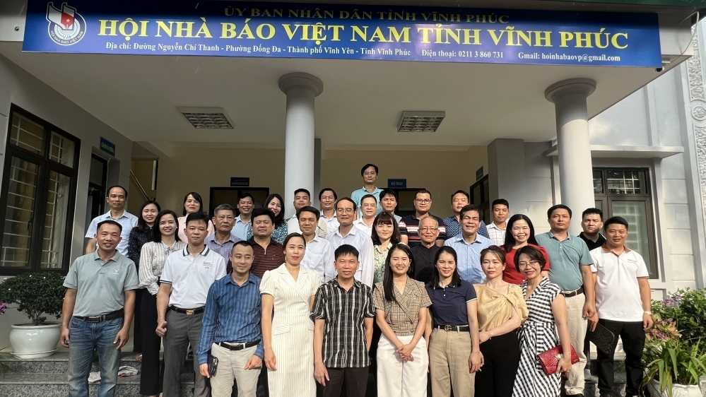 Ra mắt Chi hội Nhà báo Văn phòng Hội Nhà báo tỉnh Vĩnh Phúc