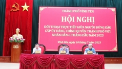 vinh yen vinh phuc doi thoai truc tiep giua nguoi dung dau cap uy chinh quyen voi nhan dan