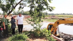 Vĩnh Yên - Vĩnh Phúc: Kiểm tra công tác bảo vệ thi công dự án quản lý nguồn nước và ngập lụt