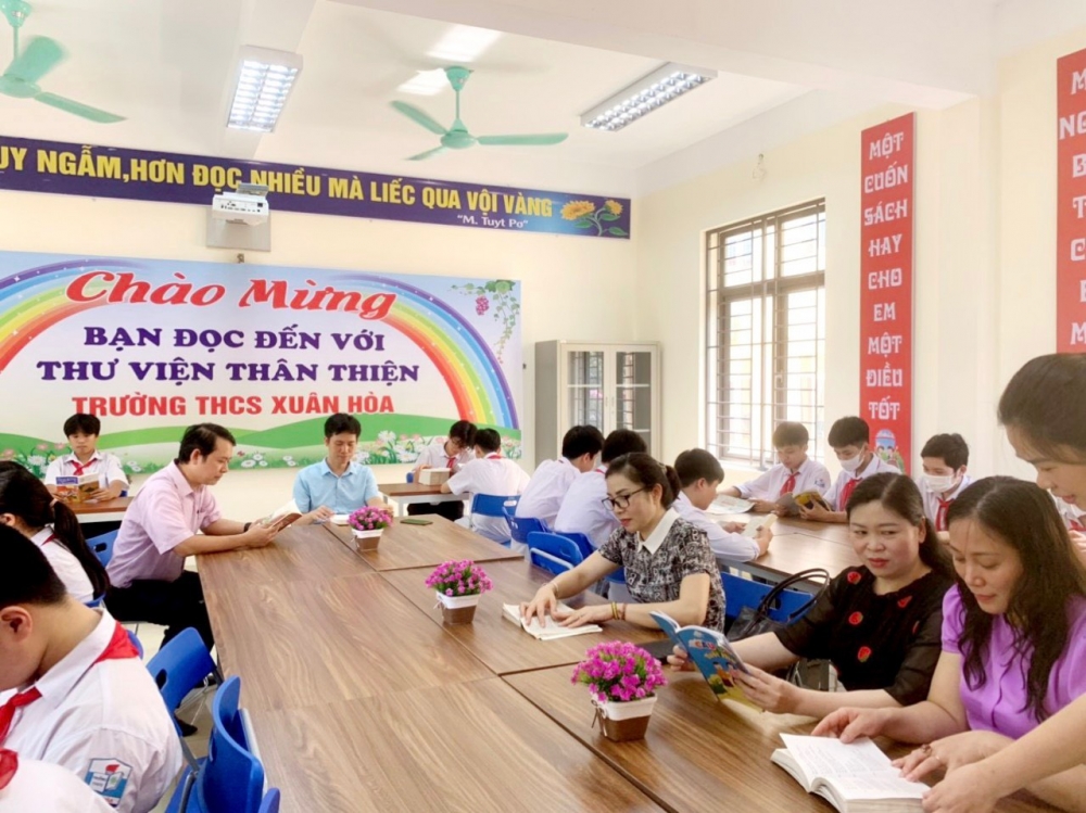 Thư viện thân thiện Trường THCS Xuân Hòa
