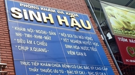 Vĩnh Phúc: Xử phạt Phòng khám đa khoa Sinh Hậu