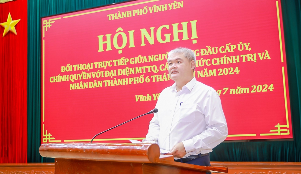 Phó Bí thư phụ trách Đảng bộ thành phố, Chủ tịch UBND thành phố Nguyễn Việt Phương