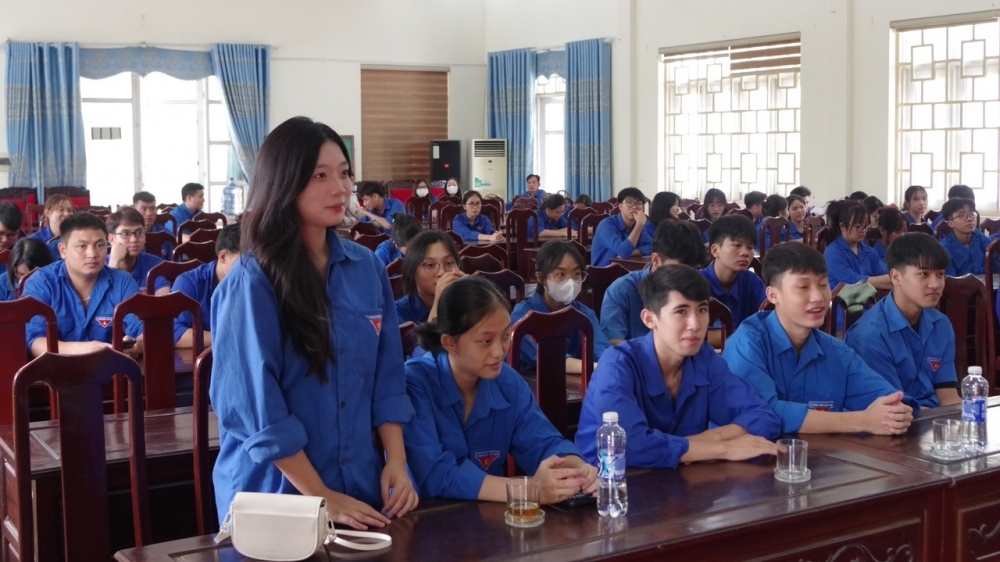 Huyện Tam Dương: Tuyên truyền an toàn giao thông cho đoàn viên, thanh niên