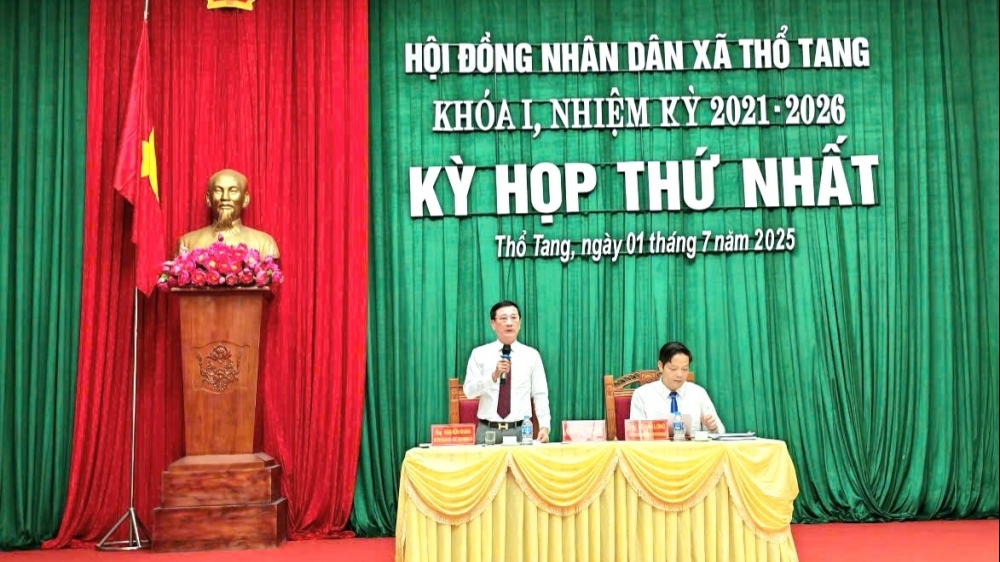 Phú Thọ: Xã Thổ Tang kiện toàn các cơ quan chuyên môn