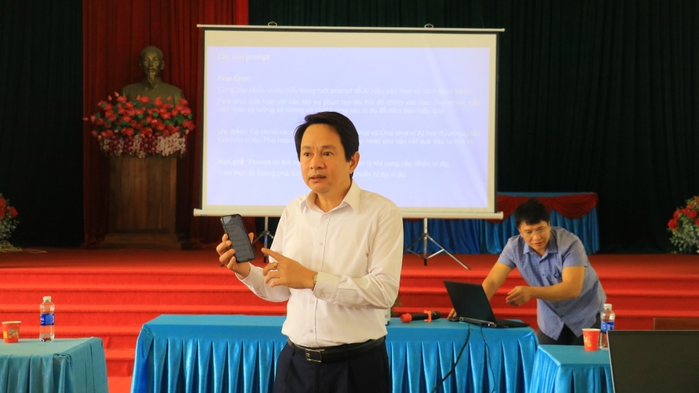 Phú Thọ: Xã Tề Lỗ tập huấn ứng dụng trí tuệ nhân tạo