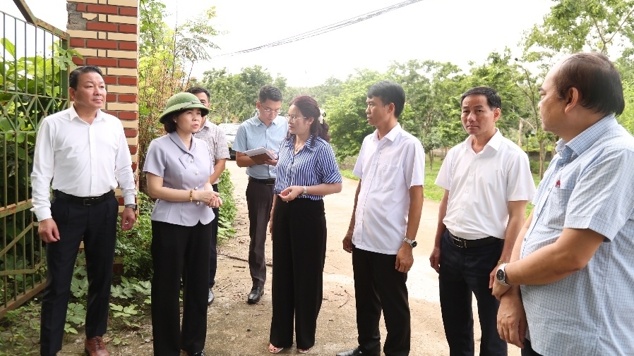 Lãnh đạo tỉnh Phú Thọ kiểm tra dự án Đường dây 500kV Lào Cai - Vĩnh Yên