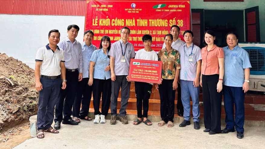 Phú Thọ: Khởi công nhà tình nghĩa yêu thương số 38 tại xã Tam Hồng