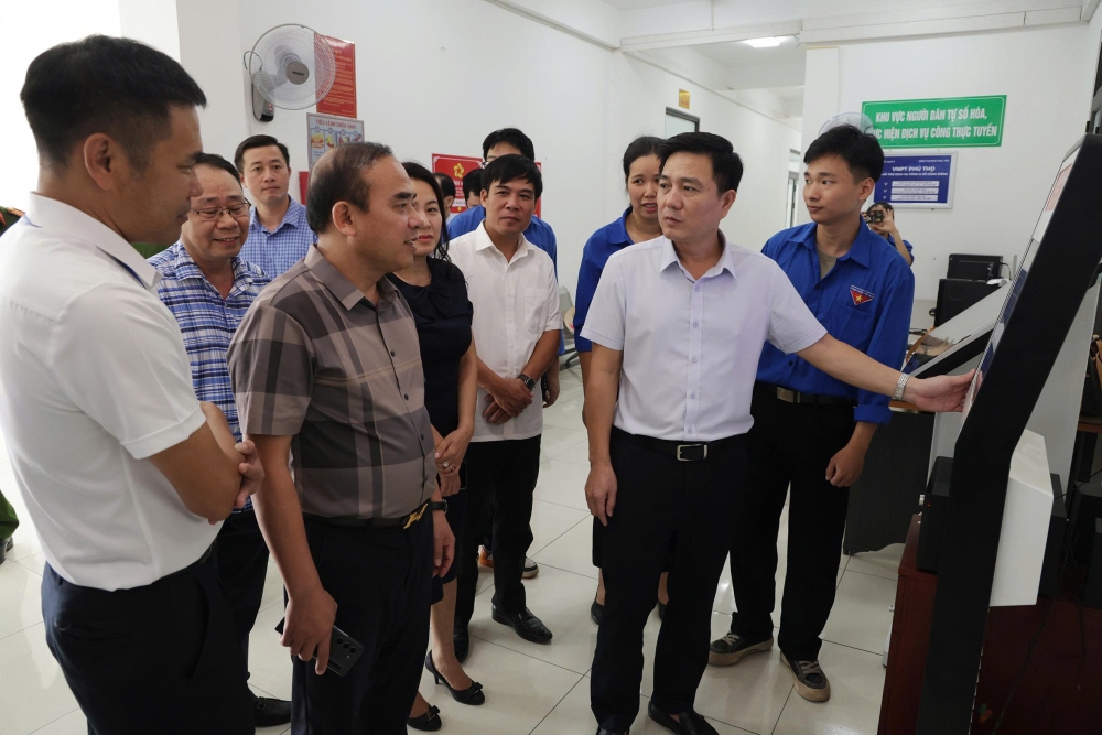 Phó Chủ tịch UBND tỉnh Phú Thọ làm việc tại phường Phúc Yên