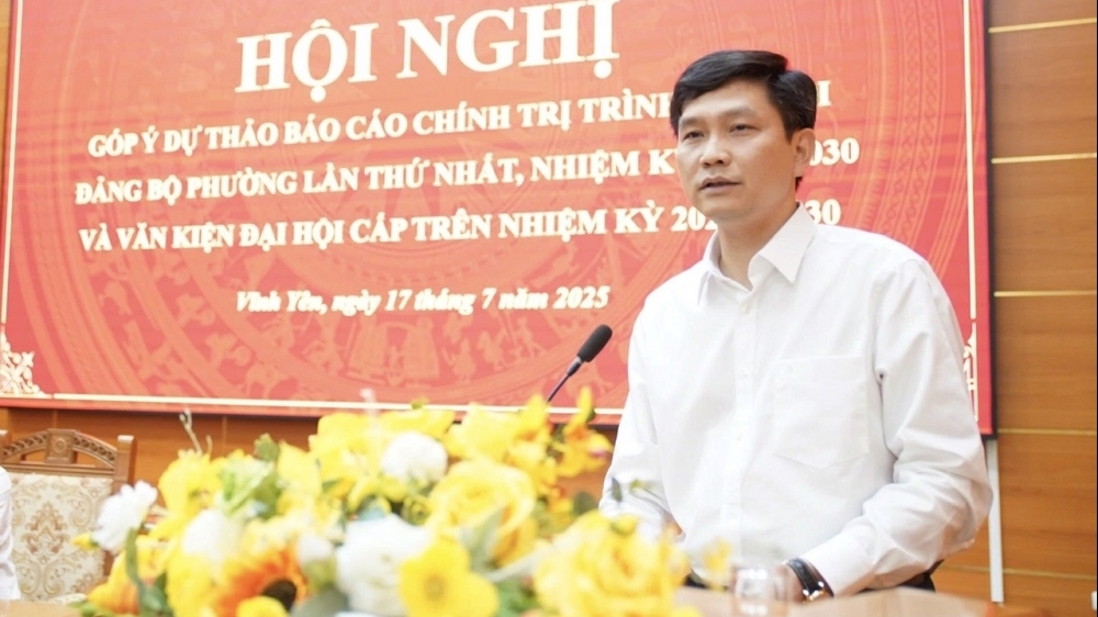 Phú Thọ: Cống hiến trí tuệ vào văn kiện Đại hội Đảng bộ phường Vĩnh Yên