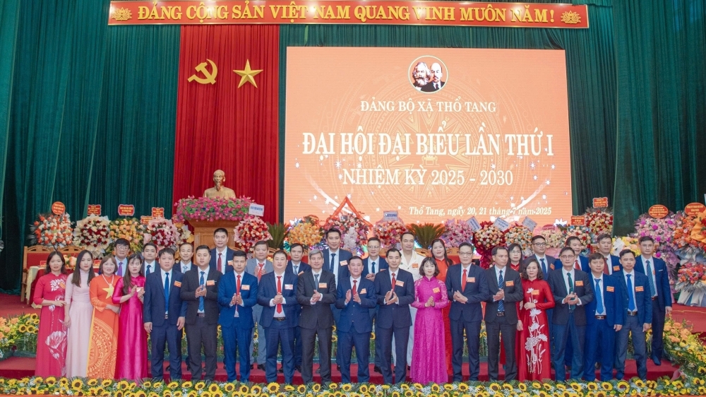 Phú Thọ: Đảng bộ xã Thổ Tang "Đoàn kết - Dân chủ - Kỷ cương - Đột phá - Phát triển"