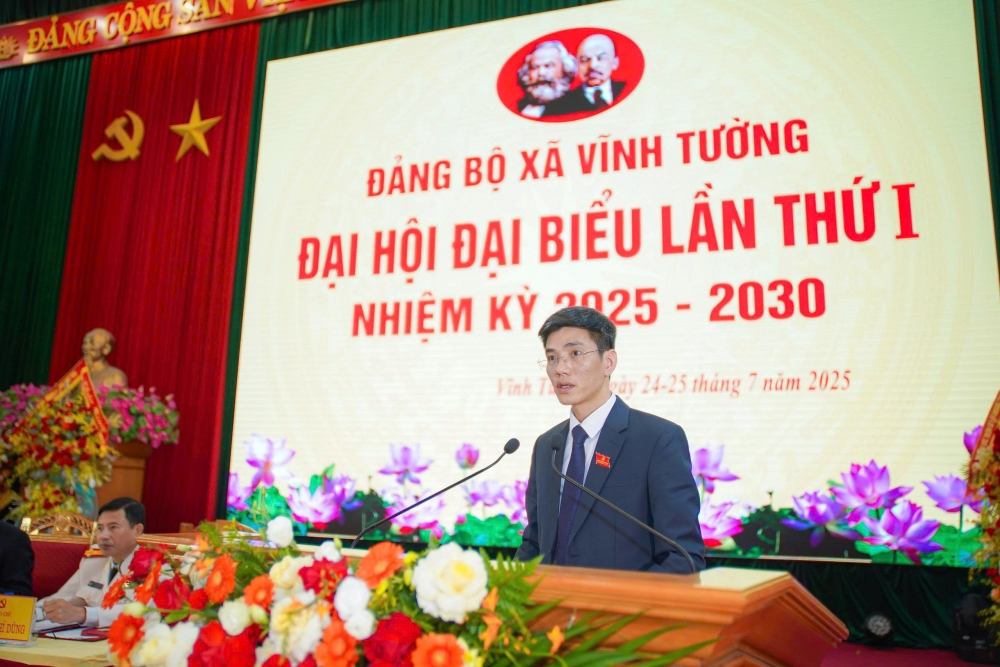 Chủ tịch UBND xã Vĩnh Tường Nguyễn Phương Nam 