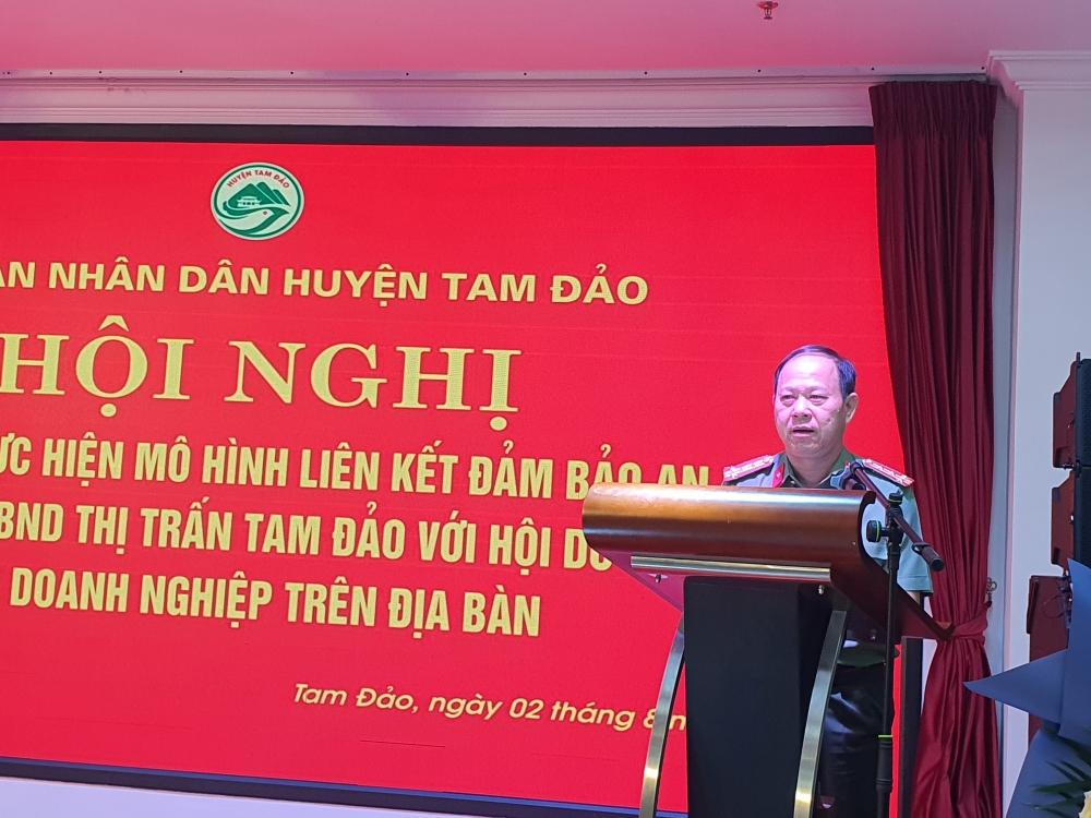 Vĩnh Phúc: Sơ kết mô hình "Liên kết bảo đảm ANTT giữa UBND huyện với Hội Du lịch Tam Đảo và các doanh nghiệp trên địa bàn”