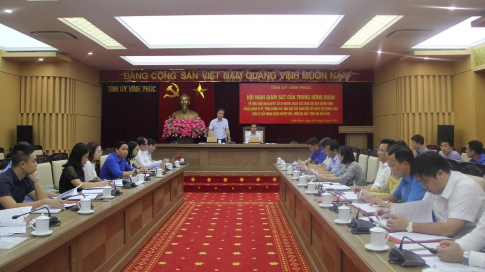 Vĩnh Phúc: Tăng cường sự lãnh đạo của Đảng đối với công tác thanh niên thời kỳ đẩy mạnh công nghiệp hóa, hiện đại hóa