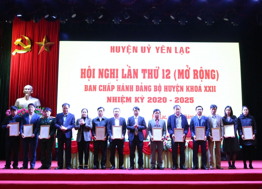 trong 7 tháng đầu năm 2022, các chỉ tiêu, nhiệm vụ được BTV Tỉnh uỷ giao được huyện Yên Lạc triển khai có hiệu quả.