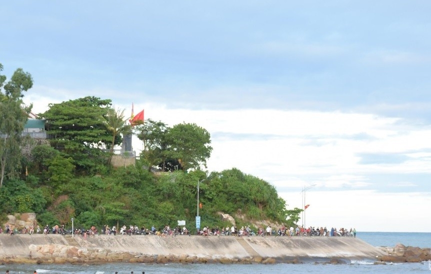 Bãi biển Quỳnh Phương, nơi xảy ra sự việc