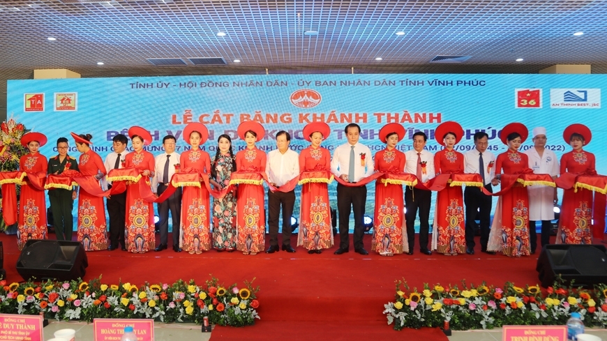 Vĩnh Phúc: Khánh thành Bệnh viện đa khoa tỉnh và cầu Đầm Vạc