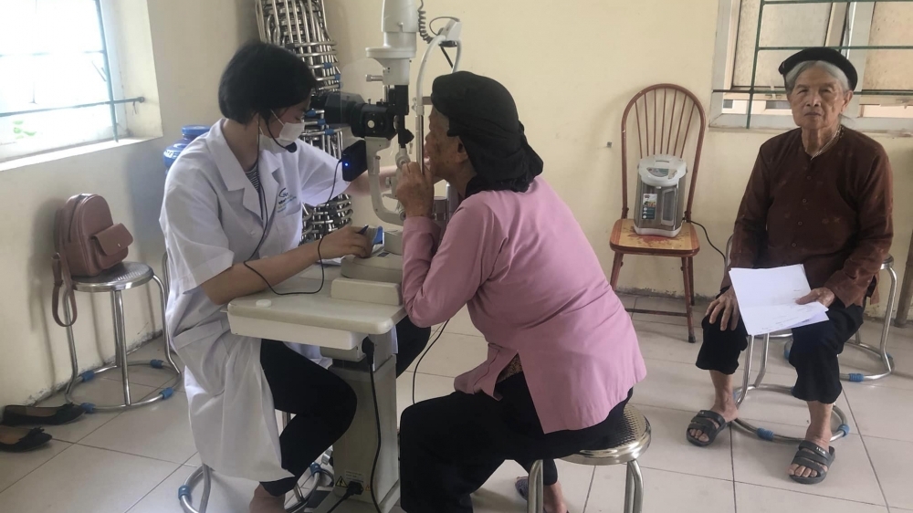 Vĩnh Phúc: Triển khai khám sức khoẻ, cấp thuốc miễn phí tại xã Trung Nguyên