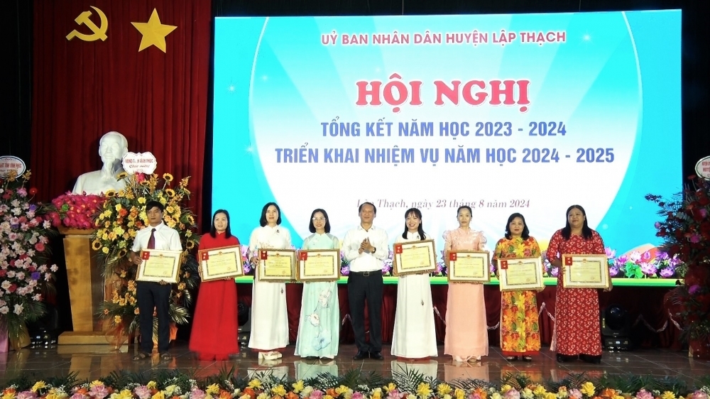 Huyện Lập Thạch: Học thật, thi thật, chất lượng thật và nhân tài thật