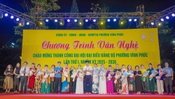 Sôi nổi chương trình văn nghệ chào mừng thành công Đại hội Đảng bộ phường Vĩnh Phúc