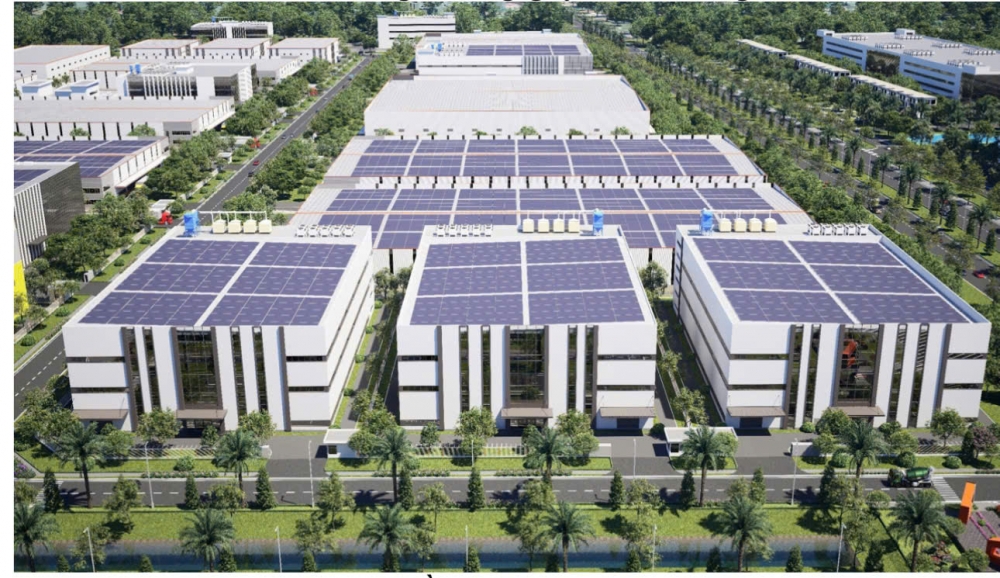 Mô hình nhà xưởng cao tầng, hiện đại tại Khu công nghiệp Nam Bình Xuyên Green Park