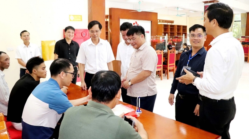 Thanh tra tỉnh Phú Thọ kiểm tra công tác tiếp dân tại phường Vĩnh Yên