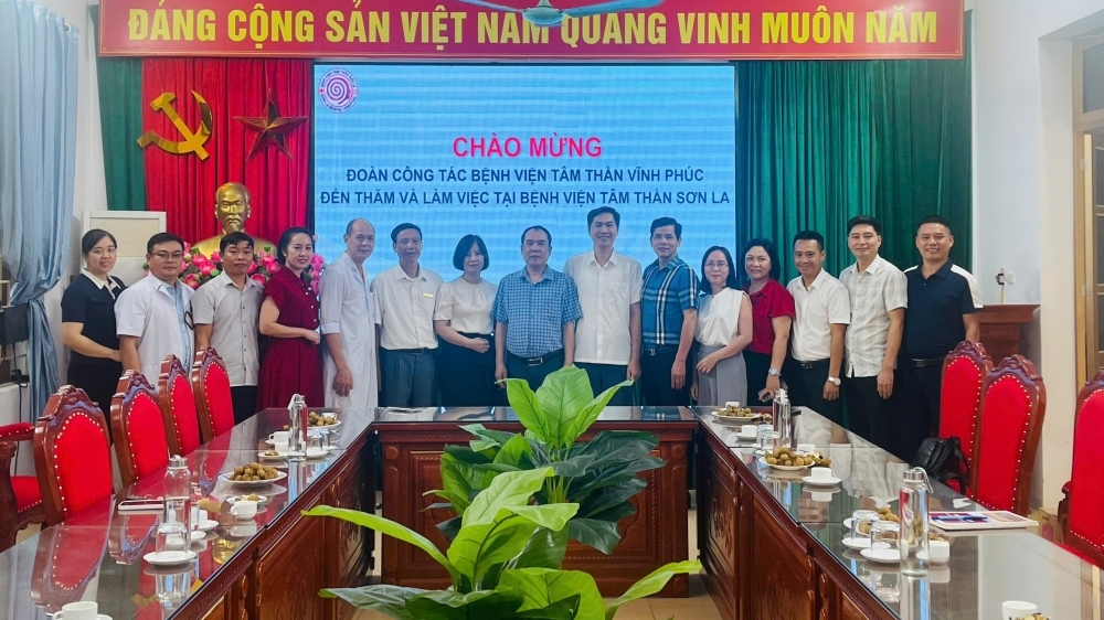Hai bệnh viện tâm thần Vĩnh Phúc - Sơn La học hỏi kinh nghiệm của nhau