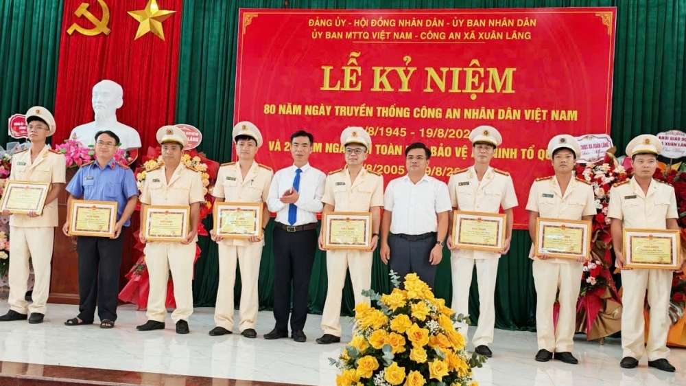 Phú Thọ: Xây dựng Công an Xuân Lãng chính quy, tinh nhuệ, từng bước hiện đại