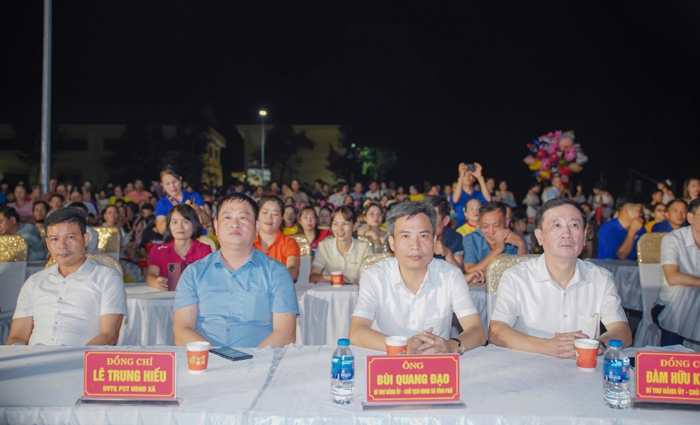 Xã Thổ Tang: Sôi nổi đêm văn nghệ chào mừng Quốc khánh 2/9