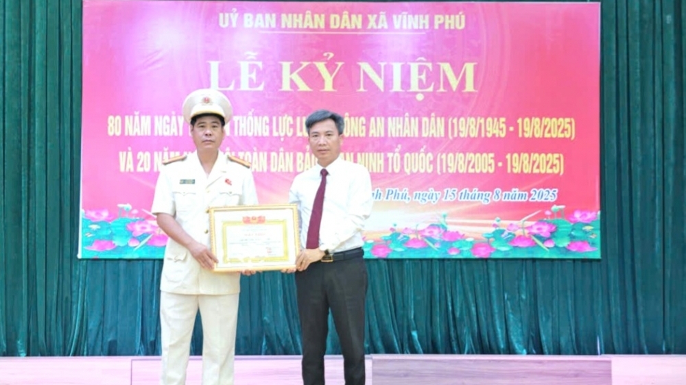 Phú Thọ: Công an xã Vĩnh Phú kiến tạo mở đường trong công cuộc chuyển đổi số