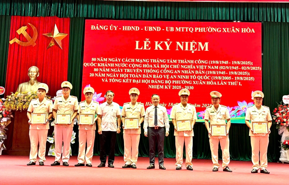 Công An phường Xuân Hoà: Xứng đáng là “lá chắn thép” bảo vệ Nhân dân