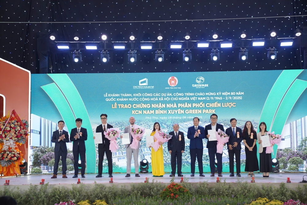 Phú Thọ: Khởi công Khu công nghiệp Nam Bình Xuyên Green Park