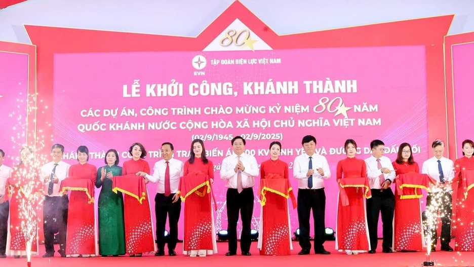 Phú Thọ: Khánh thành Trạm biến áp 500kV Vĩnh Yên và đường dây đấu nối