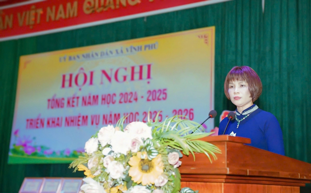 Phú Thọ: Triển khai nhiệm vụ năm học mới "Quyết tâm cao, nỗ lực lớn" tại xã Vĩnh Phú