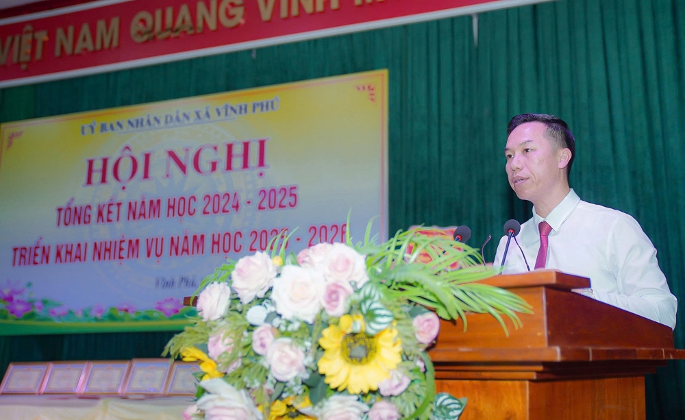 Phú Thọ: Triển khai nhiệm vụ năm học mới "Quyết tâm cao, nỗ lực lớn" tại xã Vĩnh Phú