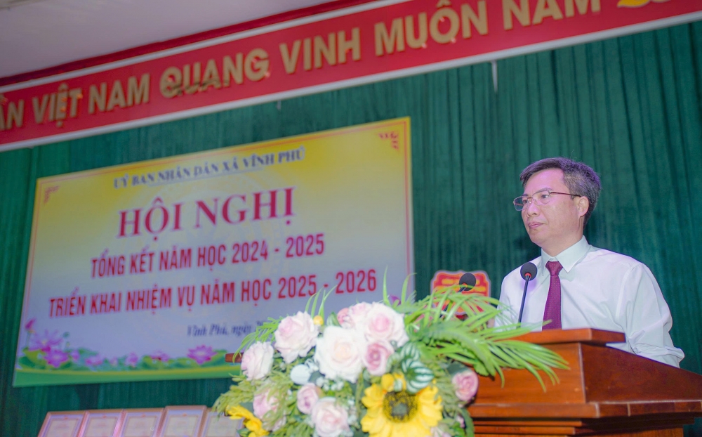 Phú Thọ: Triển khai nhiệm vụ năm học mới "Quyết tâm cao, nỗ lực lớn" tại xã Vĩnh Phú